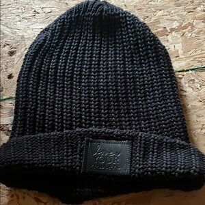 Black Knit love your melon Beanie